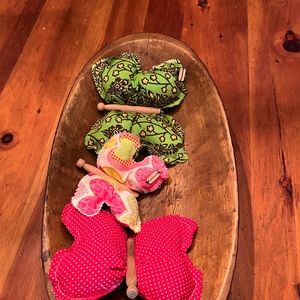 Butterfly bowl fillers set of 3